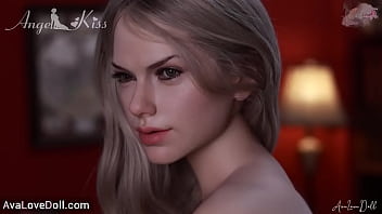 Preview 4 of One Gairl Tow Boy - My Boss&#039_s Wife Is A Dirty Blonde Who Cucked Her Husband Angel Kiss Silicone Doll 164G Head 69