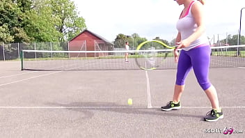 Preview 1 of Fatmi Sana - Hot step Mom Jess tricked to Fuck by Sons best Friend after Tennis match
