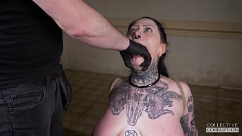 Preview 3 of Kannada Xxx Blue Flim - Big tittied Kat Black takes intense flogging from Lucas Ayres while in hard bondage