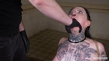 Preview 4 of Kannada Xxx Blue Flim - Big tittied Kat Black takes intense flogging from Lucas Ayres while in hard bondage