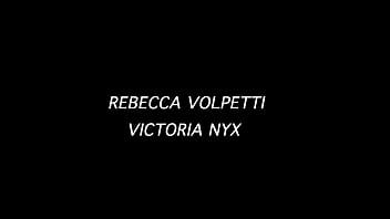 Preview 1 of Tall Lesben - Italian petit sluts Rebecca Volpetti and Victoria nyx gets her ass fucked by monster cock with drinks included