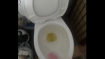 Preview 3 of Cum Skirt Compilation - Skinnylegz-AKA-OregonSlimMF gets some quick stress relief in the bathroom.