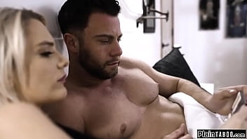 Preview 1 of Wifi Se Chop Ky - PlainTaboo.com - Busty wife watches hubby fuck the nanny