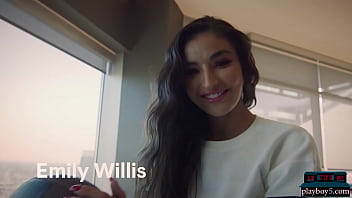 Preview 1 of Saemale Pornhub - Playboy5.com - Petite latina babe Emily Willis promotes American Football by getting naked
