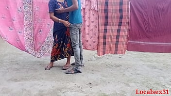 Preview 1 of Husband Call Johnny - Bengali Desi Village Wife and Her Boyfriend Dogystyle fuck outdoor ( Official video By Localsex31)