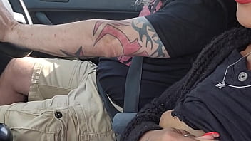 Preview 3 of Alexa Aims Hot - Riding around with my breast out then pulling over for for a golden shower n me peeing