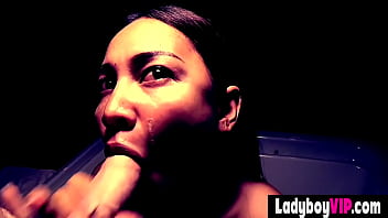 Preview 4 of Hot Partyate Night Sex - I hired this cute and fragile ladyboy