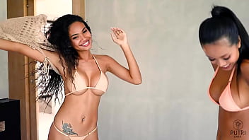 Preview 3 of Fane Moves - Asian beauty Putri Cinta shows off hard round tits in Sparks Fly film