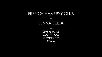 Preview 1 of Tamil Talk Indian - [BDSM PRO-AM Private Club] Glory Hole Gang Bang DOMINATION - Lenna Bella French Redhead CLUB BDSM - Cris Angelo Production