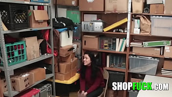 Preview 2 of Lanka Sex Vidos Free Dounlord - Tricky Girl Put On A Guard&#039_s Uniform,  But The Test Fuck Showed That She&#039_s A Shoplifter - SHOPFUCK