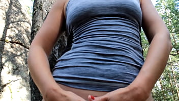 Preview 3 of Shweta Singh Fuck Video - Slutty MILF Takes Off Panties And Shows Big Juicy Ass And Shaved Pussy Outside