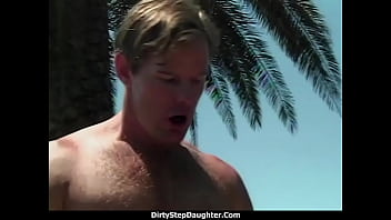 Preview 2 of Drink Piss Lesb - DirtyStepDaughter - Newly Acquired Step Outdoors