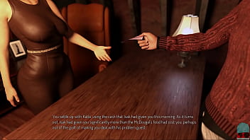 Preview 3 of Xxxvedo Play - BOUND: ARCTIC ADVENTURE #09 &bull_ Voluptuous shopkeeper is showing us her soft goods