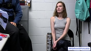 Preview 2 of Scared Chubby Mom - StripSearchPorn.com - An officer ass fucking teen shoplifter