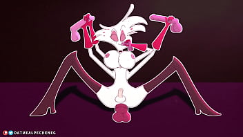 Preview 4 of La Sedactura - Spider Transgender from Hazbin series  enjoyed some dicks