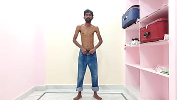 Preview 1 of Sorigao Scandal Xnxx - Rajesh showing ass,  butt,  spanking,  moaning,  masturbating cock and cumming in the glass