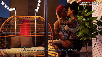 Preview 1 of Pakistani Sex Video Is Number - Being a DIK [Interlude] | Hot tattooed teen with nice tits gets fucked in the wrong hole by her ex boyfriend | My sexiest gameplay moments | Part #57