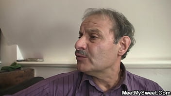 Preview 2 of Lava Vioet - His gf rides old dick after mature cunnilingus