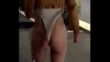 Preview 4 of Black Granny Young Black Boys - ウルトラハイレグでさんぽ