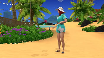Preview 1 of Marawad Sax - The Sims 4 - Tropical Vacation Sex