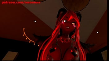 Preview 4 of Telugu Kajalagrawal - Hot Demon Girl fucks her prey on Halloween - VRchat erp