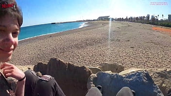 Preview 2 of Kery Raven - Public sex on the streets of Barcelona - DOLLSCULT