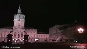Preview 3 of Alumna Mi A Culiar De Eshora - Czech slave walked in public at night