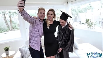 Preview 1 of Bihar Xxx Party - Kenzie Taylor In MILF Stepmoms Graduation Gift to