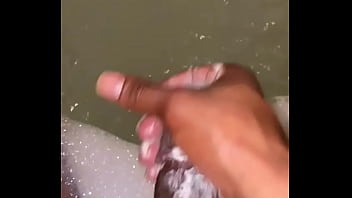 Preview 1 of Sunny Leone Cum In Vagina - Early Bathroom Masturbation Before Work