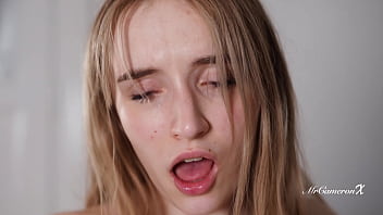 Preview 4 of Nxxcom Brotherfuck - 19-Year Old with Braces has Perfect DD Tits: Polly Yangs