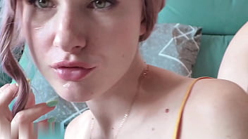Preview 4 of Pon Move - Juicy Beauty Sensually Sucks Dick and Swallows Cum with Pleasure