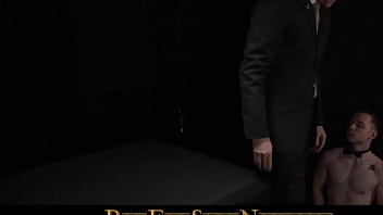 Preview 1 of Iranian Incest 3gp Video - Master stretches out his new boy slave with his massive cock-BOYFORSALENOW.COM