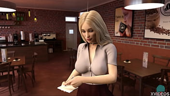 Preview 1 of Baba Ram Dev - BOUND: ARCTIC ADVENTURE #10 &bull_ Waitresses with big boobs get big tips