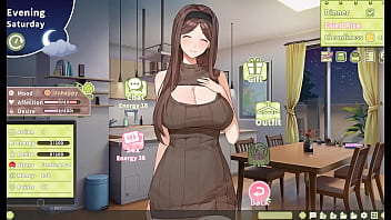Preview 2 of Hot Beautiful Girl Sex - Summer Clover [ HAREM HENTAI GAME ] Ep.5 my BOSS still masturbates thinking about me !