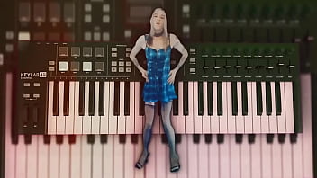 Preview 3 of Xxx Porno 720 Hd - Cute Girl in Minidress loves dancing in Music Videos