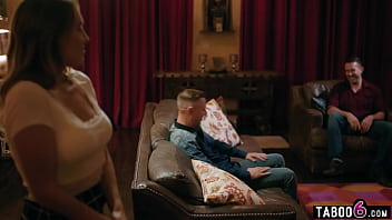 Preview 1 of Sex Demostration - Taboo6.com - Cuckold MILF Candence Lux does it with her husbands big dick best friend in front of him
