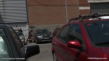 Preview 2 of Cseel Xxx Video - Spanish ginger anal fucked in public