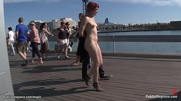 Preview 4 of Cseel Xxx Video - Spanish ginger anal fucked in public