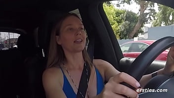 Preview 4 of I Snalxxx - Star Has A Sexy Time In the Back Of Her Car