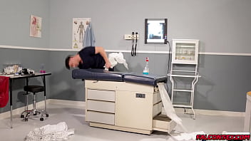 Preview 1 of Www Sexvideomix - FalconSex.com - Nurse Michael Boston caught red-handed masturbating and fingering himself in an empty examination room by his fellow nurse Drew Valentino!