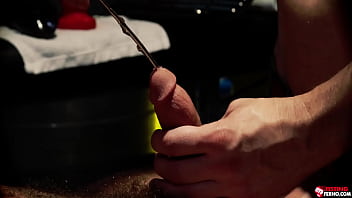 Preview 1 of Reshma Nude Videos - FistingFerno.com - OMG! Rod inserted in Liam Skye&#039_s cock! That looks so fucking painful! Devin Franco and Tristan Hunter are true masters when it comes to CBT!