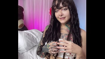 Preview 1 of Japanese Forced Rape Scene - Your girlfriend makes a special video call for Valentine&#039_s Day and plays with her tight ass