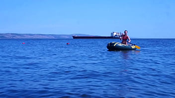 Preview 3 of Shayla Laveaux Feet - On boat in water Volga-river