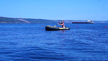 Preview 4 of Shayla Laveaux Feet - On boat in water Volga-river