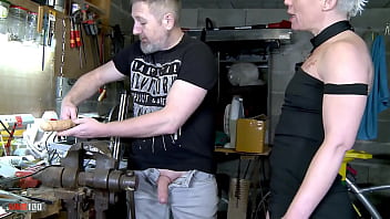 Preview 1 of Ripe Milf - Stunning MILF Charlie gets her pussy and ass fucked hard in the workshop