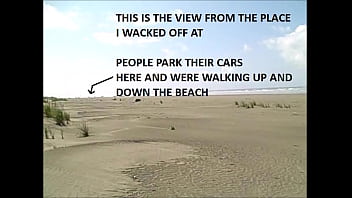 Preview 1 of Person Rape - NAKED JERK OFF ON A PUBLIC BEACH JUNE 2010