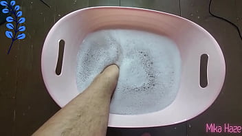 Preview 3 of Cxxvido - washing her big dirty feet
