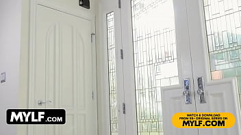 Preview 1 of Xxxxxxxw Xxxxxxz - Mylf - Beautiful MILF Shares Her Lovers Big Juicy Meat With Her Cock Craving StepDaughter