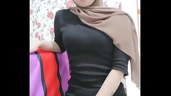 Preview 2 of Navy Girl Sex - Jilbab,  bugil