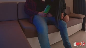Preview 2 of Yxxx Indian - Prank with the Pringles can or how to Trick (fool) your StepSis
